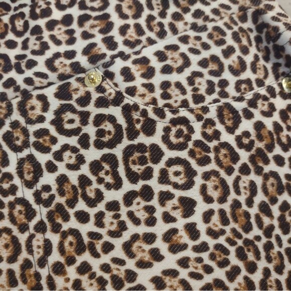 Michael Michael Kors Leopard Animal Print Jeggings Pants. - Picture 5 of 12
